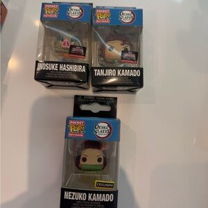 Funko Pop ! Demon Slayer Keychain Set of 3